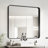 Black Aluminium Frame Bathroom Mirror-1822169424