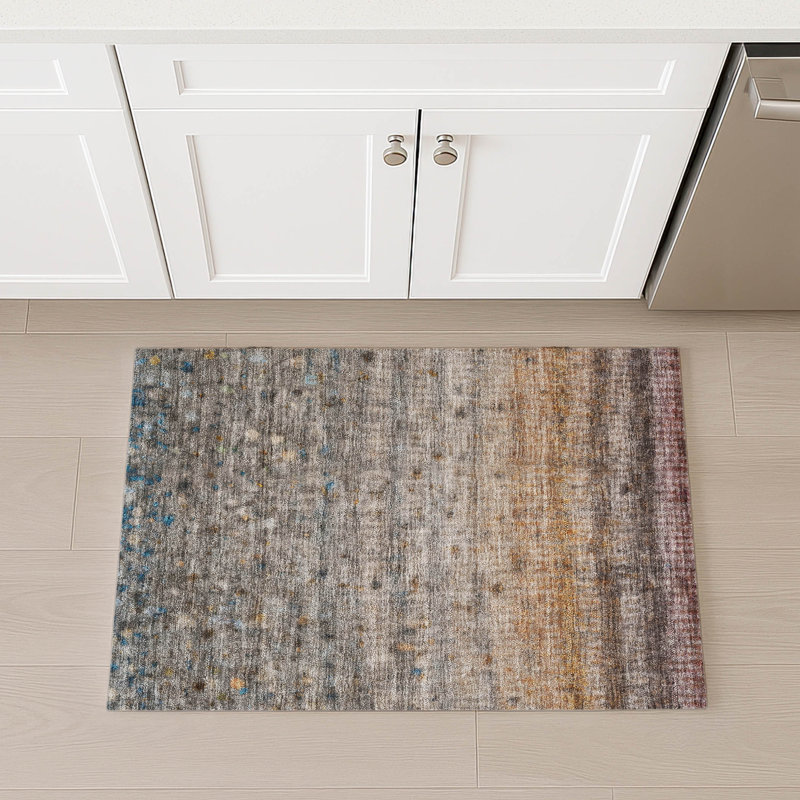 Tapis intérieur / extérieur lavable à la machine Emelia ACN2315, Rectangle 1 pi 8 po x 2 pi 6 po