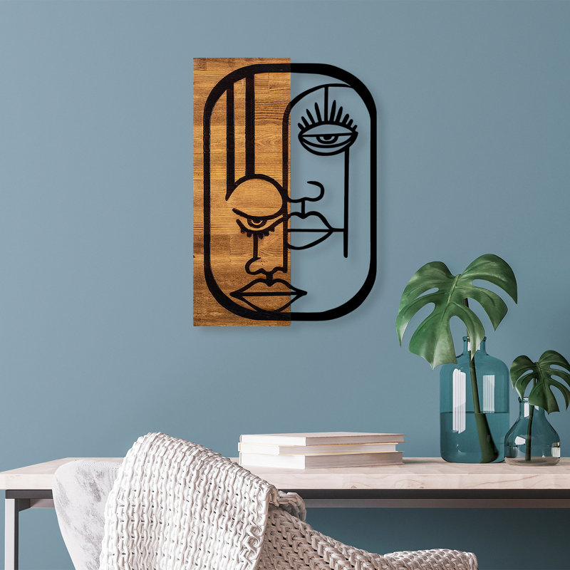 Décoration murale en bois