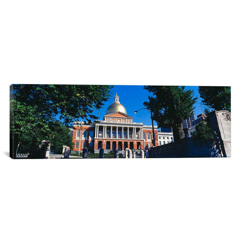 «Massachusetts State Capitol, Boston, Massachusetts», reproduction de photo sur toile, H 16 po x l 48 po x 1,5 po
