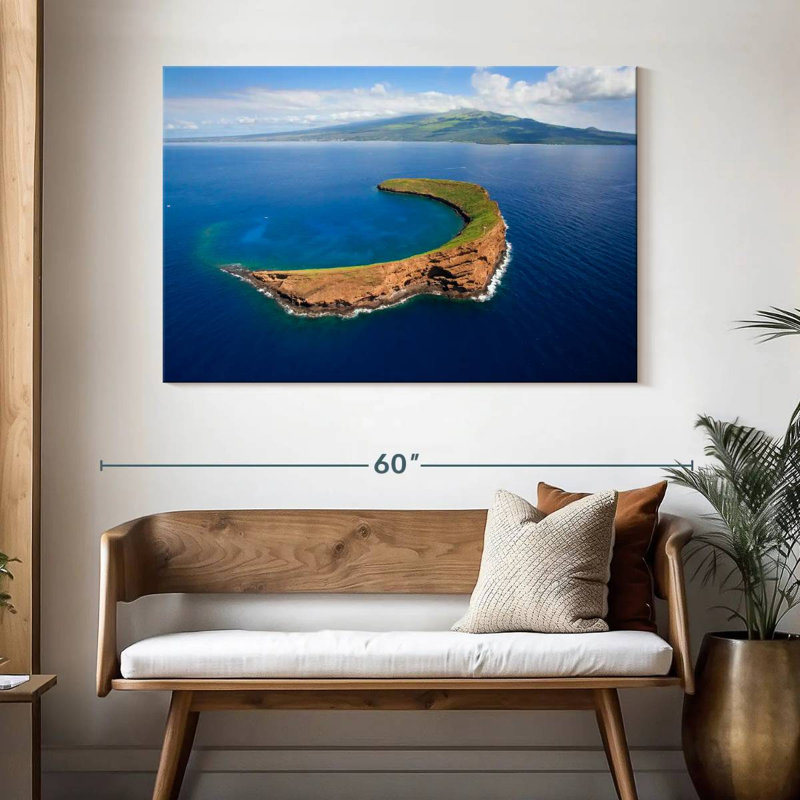 Gillard Molokini Crater Island, H 32 po x l 48 po