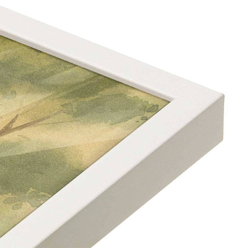 «Rivanna Shore II» par Grace Popp, reproduction d'art, H 30 po x l 20 po, Single Picture Framed Print without Mat, Blanc