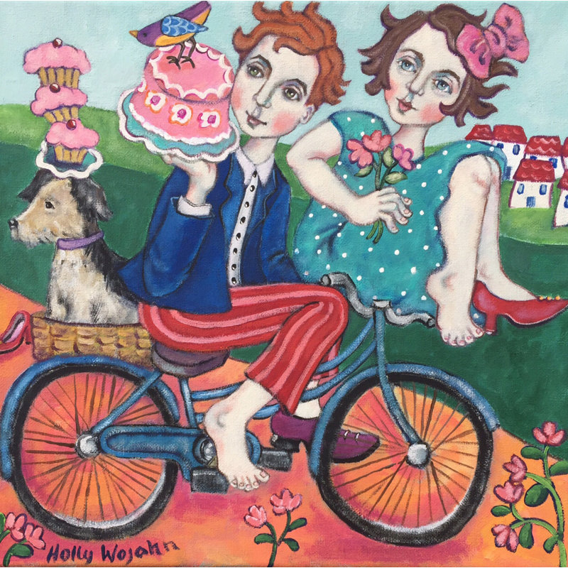 Holly Wojahn - Wrapped Canvas Painting, 45cm H x 45cm W x 3.81cm D