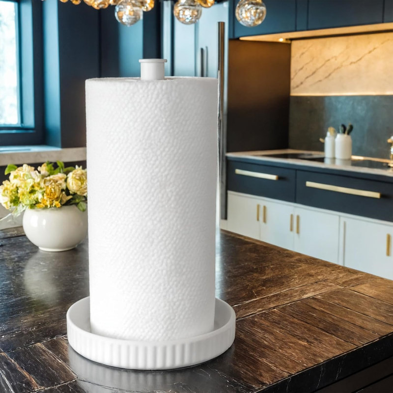 Ceramic / Porcelain Paper Towel Holder