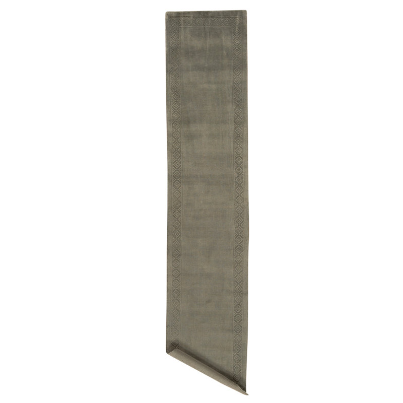 Tapis bleu clair noué à la main de haute qualité