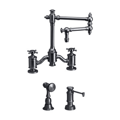 Towson Bridge Faucet - 12" Articulated Spout