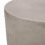Table d'appoint d'extérieur en béton léger