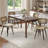 Modern Swivel Faux Leather Dining Chairs With Rattan Back-118783027-117542738