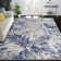 Colne Tropical Leaves Coastal Indoor Outdoor Runner or Area Rug