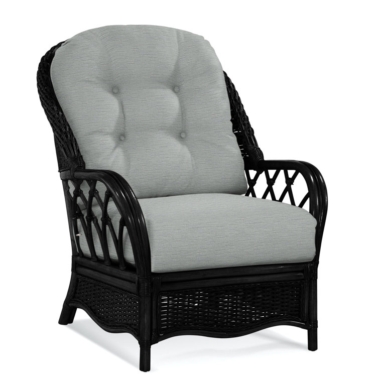 Chaise avec accoudoirs en rotin Everglade