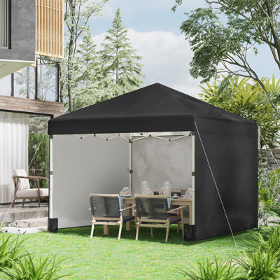 10 Ft. W x 10 Ft. D Steel Party Tent