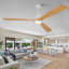 Ventilateur de plafond moderne 72 pouces avec 3 lumières à DEL à intensité variable et 3 lumières à DEL-489207701-489207696-489207703