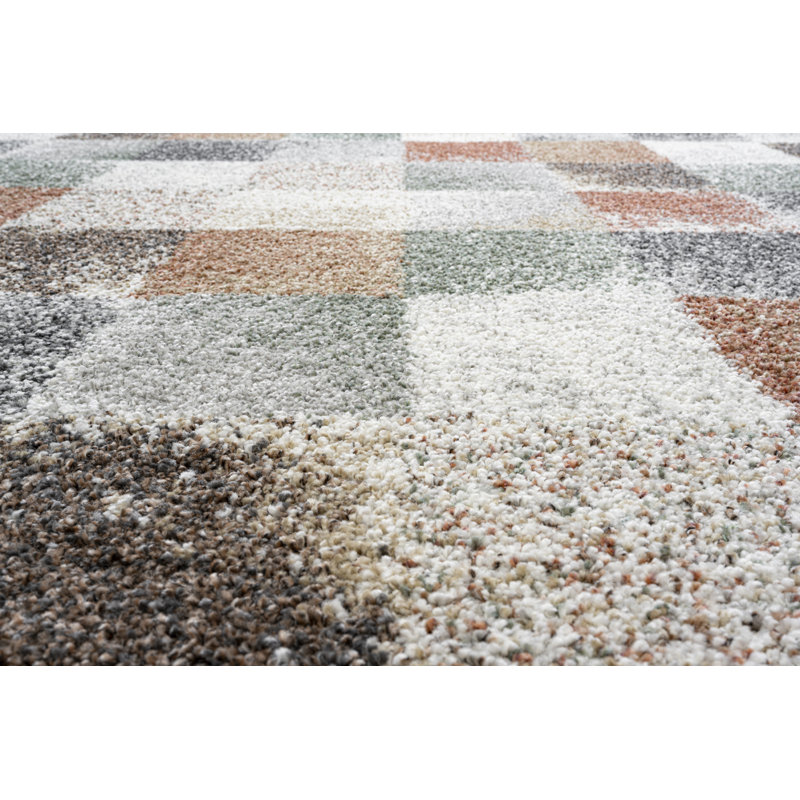 Round Mehari Patchwork Area Rug, Round 120cm