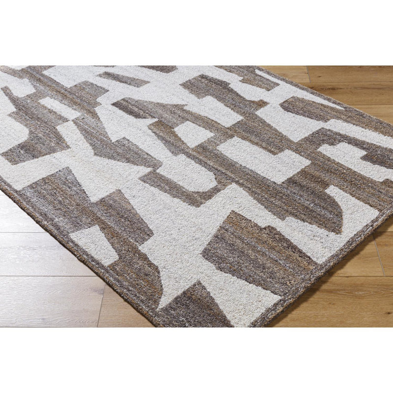 Meurig Handmade Area Rug, Rectangle 2' x 3'