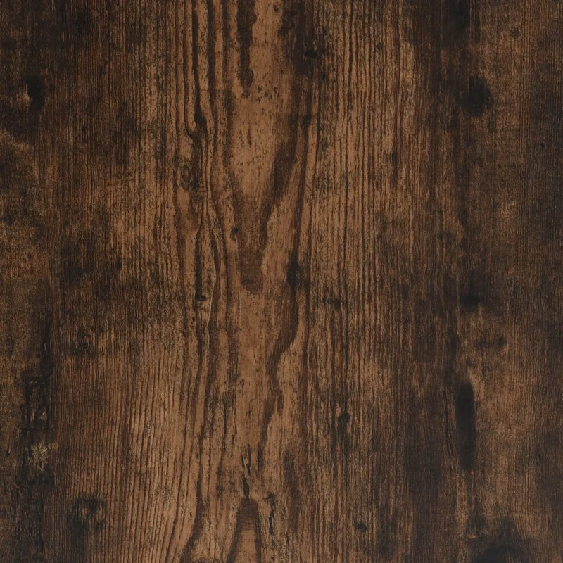 Ramus 10 Piece Wood Accent Shelf, Smoked Oak
