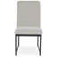 Ensemble de 2 chaises d'appoint Myka