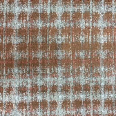 Tissu Vera | Tissu chenille multicolore | Couleur terre cuite