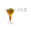 6 oz. Clear Plastic Martini Glasses