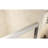 44-48" x 72" Tempered Glass with Explosion Proof Film, Aluminum Frame Double Sliding Shower Door, "1/4 (6 mm), Stainless Steel handle,Brushed Nickel