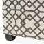 Élégant rangement en tissu gris - motif moderne pour les pièces pouvant accueillir des jeux de société, P 35,61 po x l 18,48 po