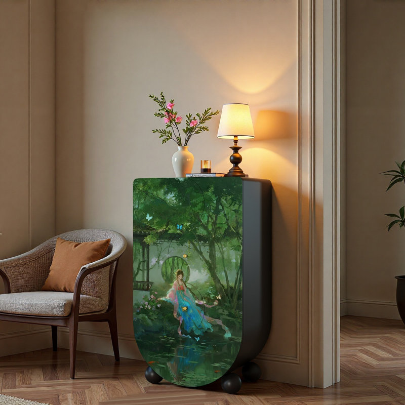 Armoire de rangement décorative de style français
