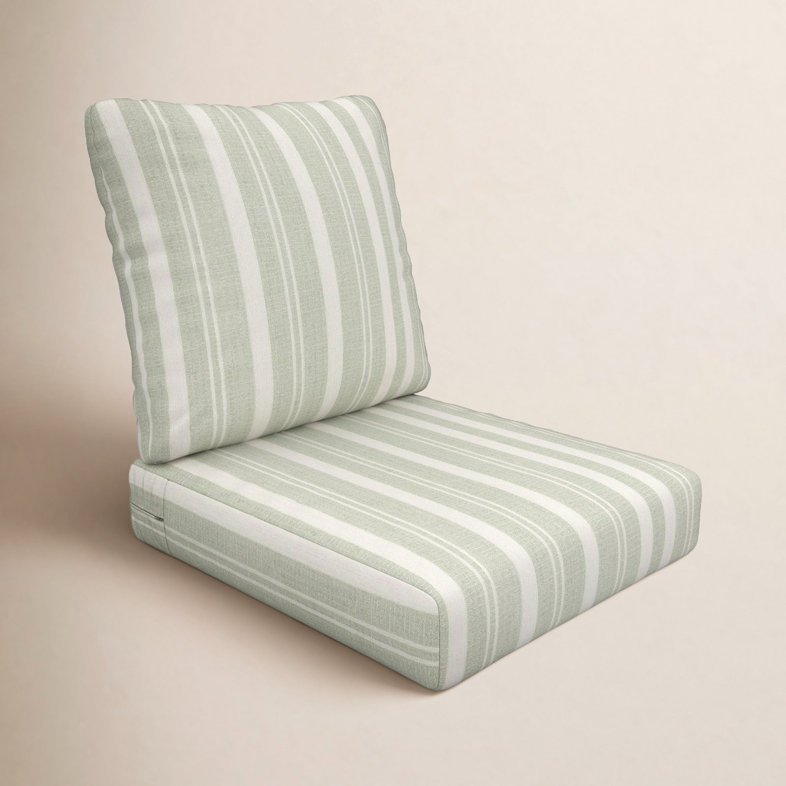 Amala 22" Sunbrella® Seat and Back Cushion, Sunbrella Tranquil Sage