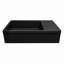 Fireclay Reversible Sink with Integral Drainboard and Decorative 2 ½" Lip on Both Sides-907334621
