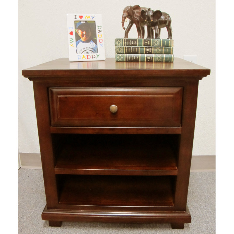 Landy 24'' W Solid Wood Nightstand