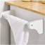 Îlot de cuisine moderne de 41 pouces avec chariot de rangement pratique, plateau en bois d'hévéa et tiroirs, blanc