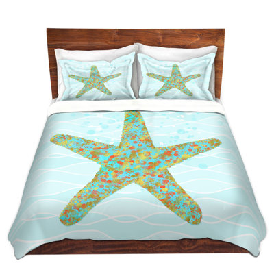 Ensemble de housse de couette en microfibre DiaNoche par Tina Lavoie - Stella Starfish