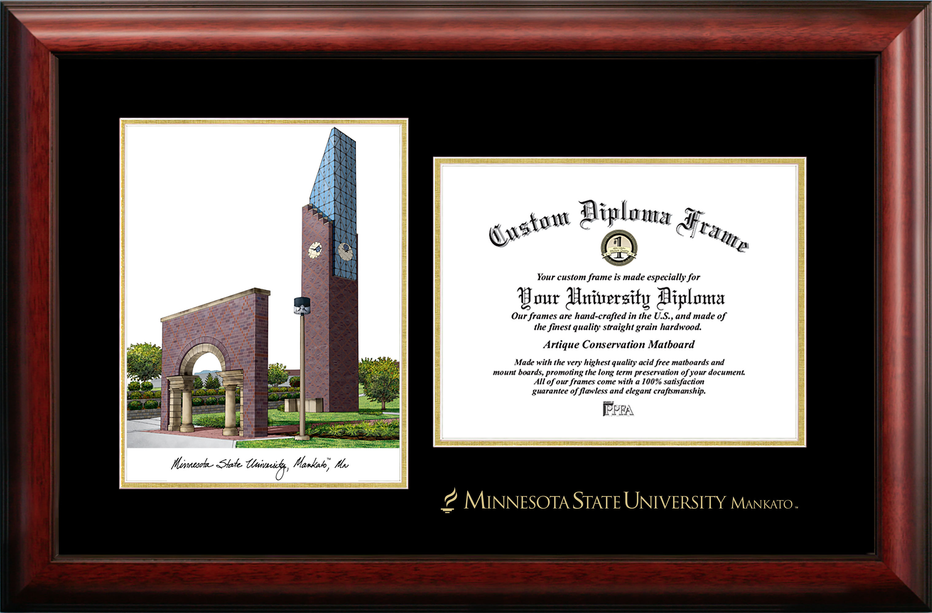 Campus Images NCAA Minnesota State University Mankato Diploma Picture ...