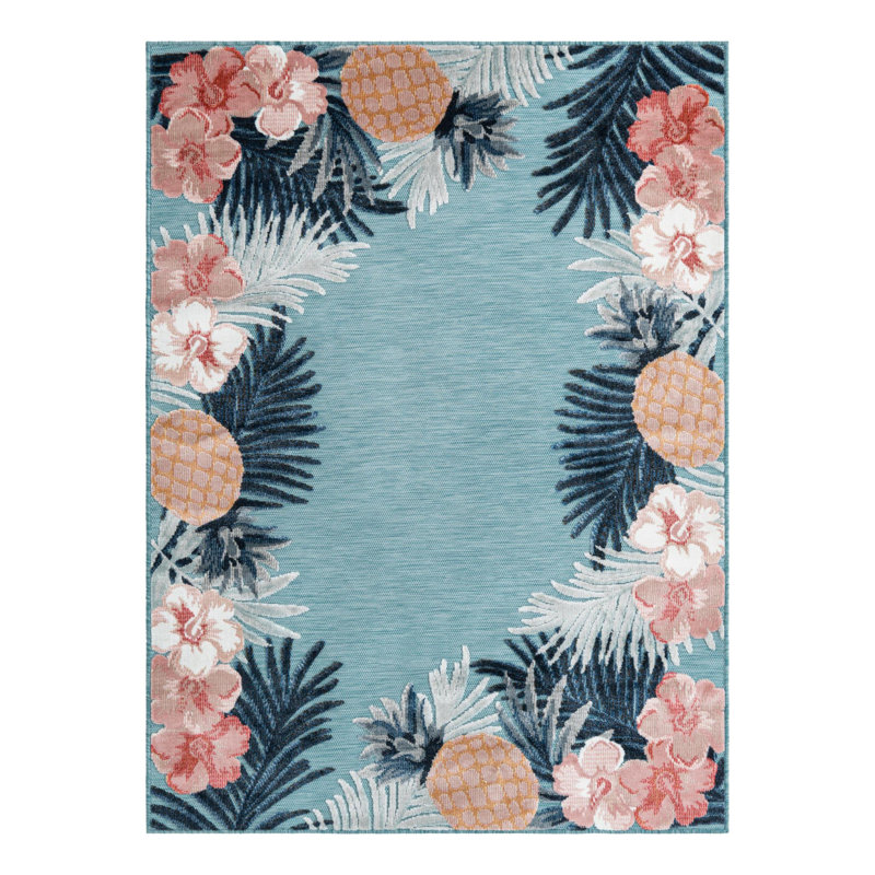 Firman Flora Wygant Indoor/Outdoor Area Rug, Rectangle 4'5" x 6'1"