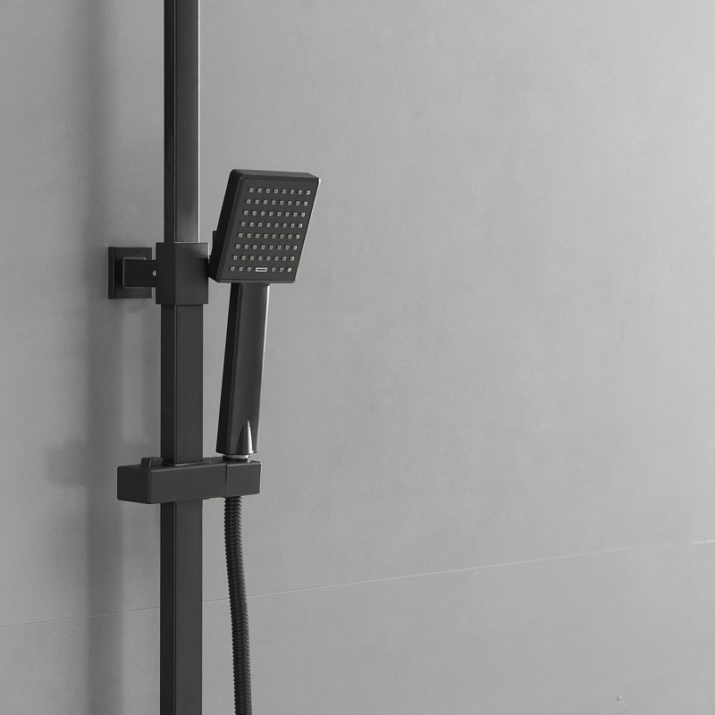 1 système de douche complet avec valve brute
