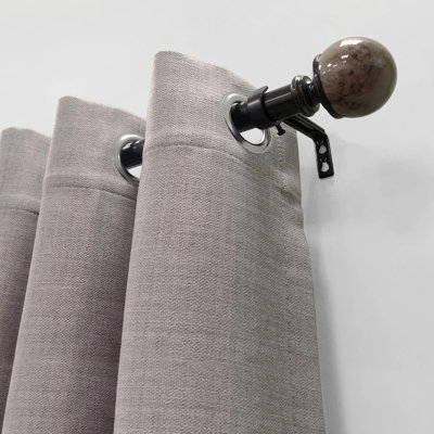 Clintwood Iron Adjustable Single Curtain Rod