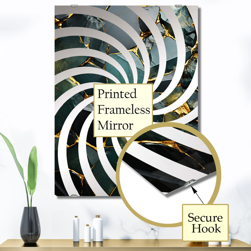 Broche Rectangle Mirror, 40" x 30"