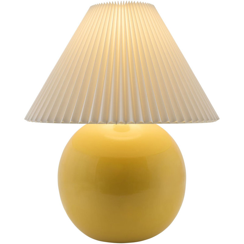 Lampe de table Taniaya, Jaune