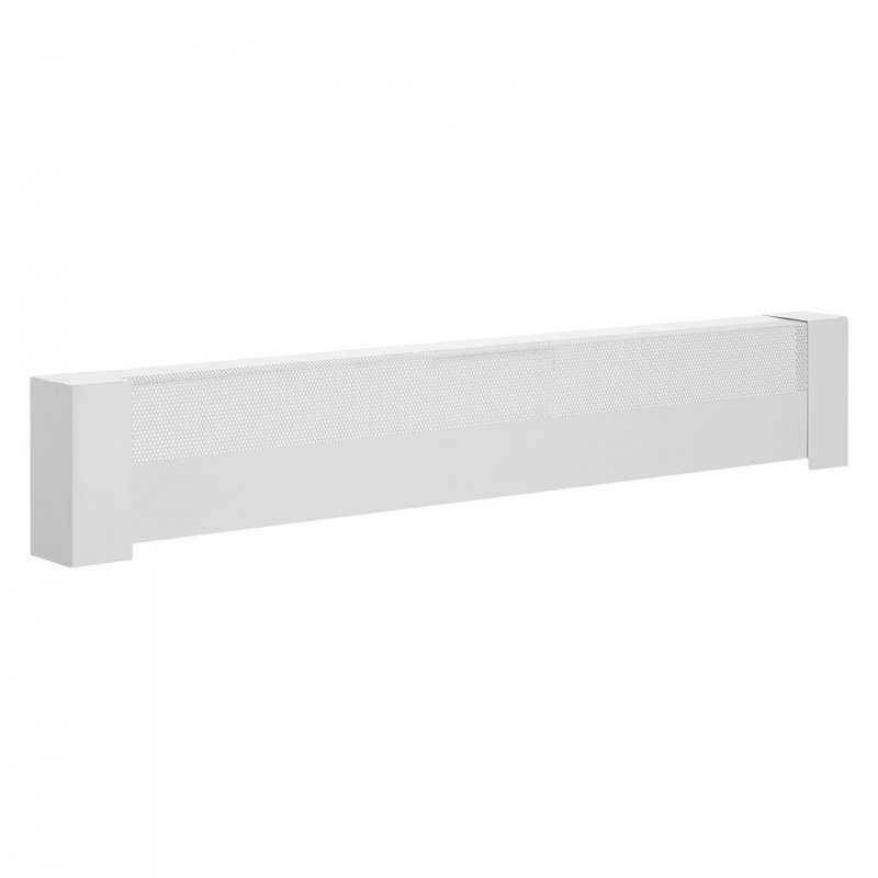 Baseboard Heater Covers, Basic Series 4 ft Standard Electric Heating Unit Front Cover for Home Improvement, Heavy-duty Steel, Easy Installation for Bedroom Replacing Old Cover, White