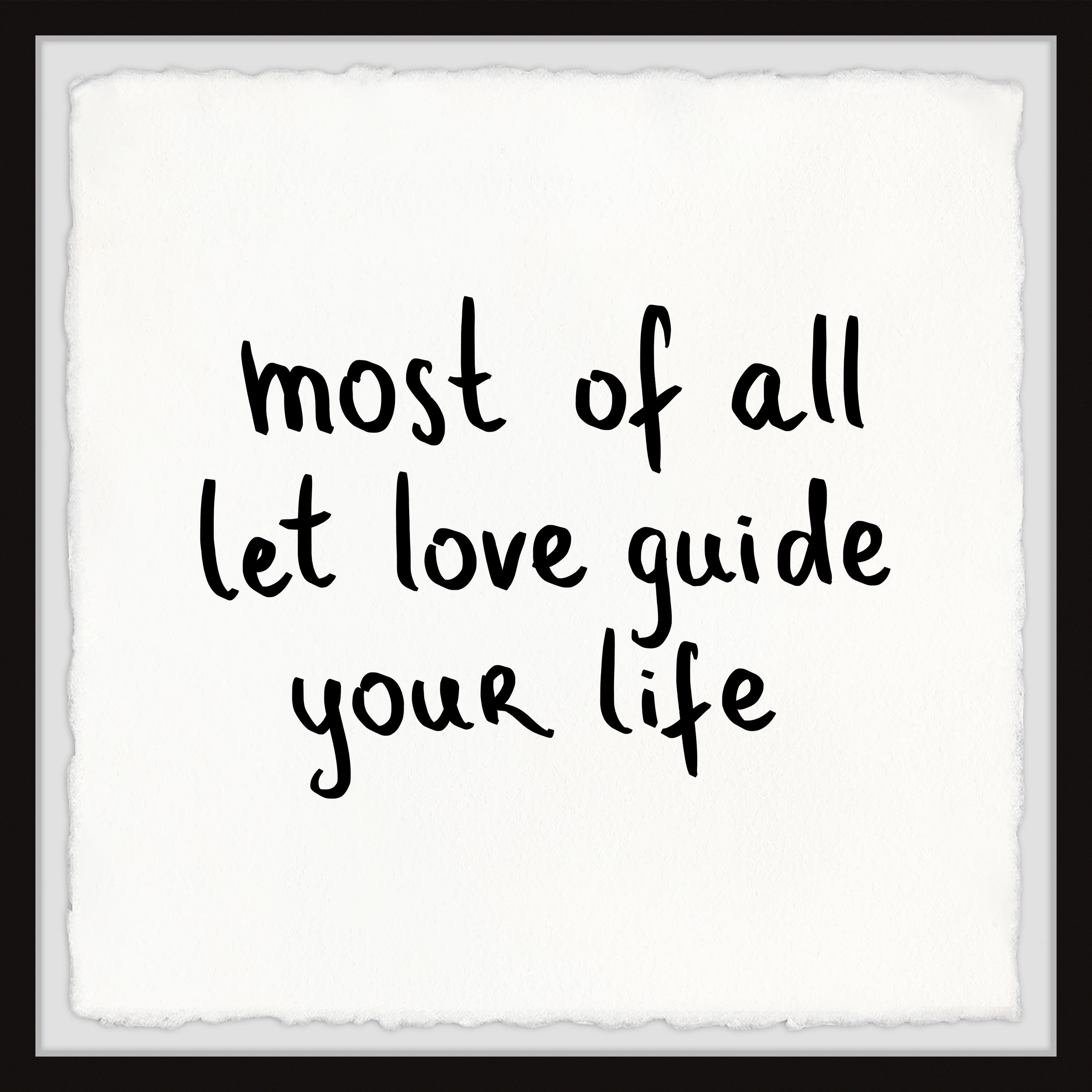 Trinx Let Love Guide Framed Print | Wayfair