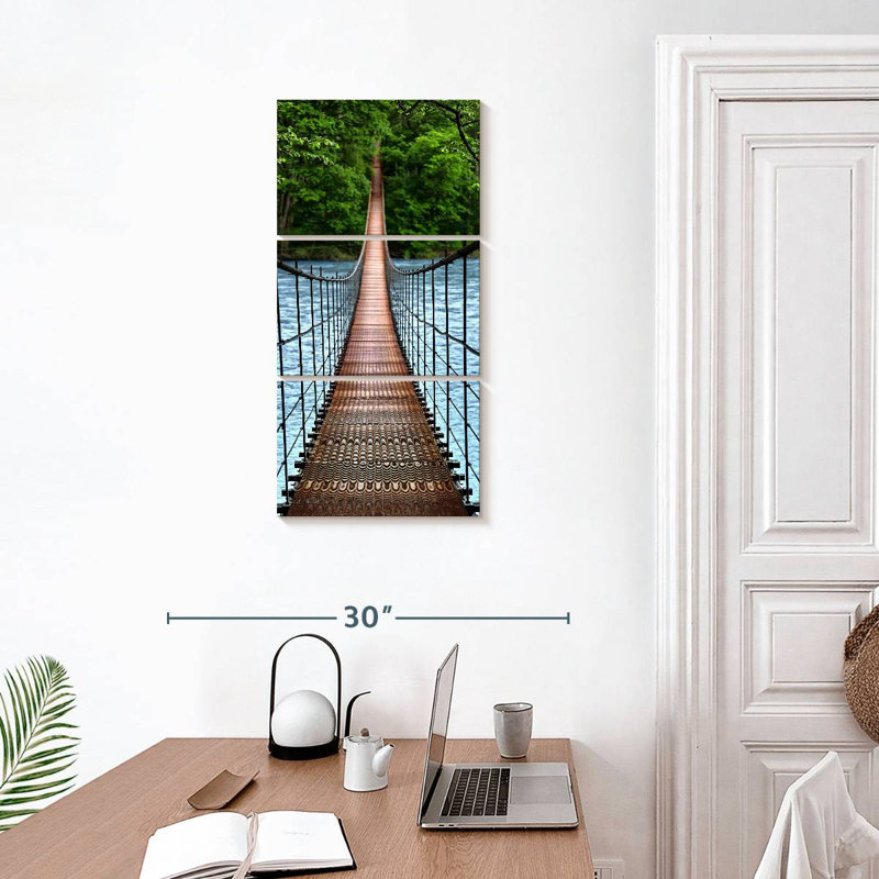 Jungle Rope Bridge, 32" H x 15" W