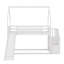 Lit superposé avec glissière convertible House, escalier de rangement pouvant être placé à gauche ou à droite-249447754