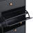 Modern Tipping Bucket Shoe Cabinet with Flip Drawers and Adjustable Shelves, a Multifunctional Storage Organizer for Entrance Hallway.-399227654