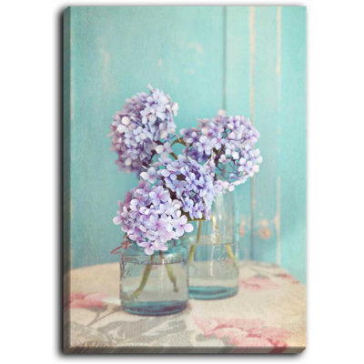 «Hydrangeas in MasOn Jars», impression