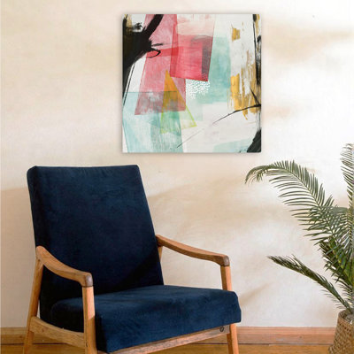 (Pg293-A) Transparent I Modern Geometric Modern Art