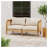 Outdoor Patio Cushioned Sofa