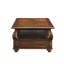 Table basse en noyer exquis avec 4 tiroirs et 1 tablette pour votre maison