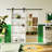Sliding Barn Door With Four Levels Shelfs With Hardware Kit Included-114490512-109765227