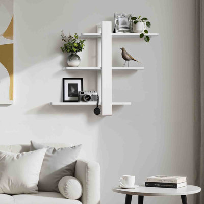 3 Piece Solid Wood Floating Shelf