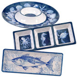 Certified International Oceanic 3Pc Hostess Set