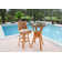 Dastyn Round Glass Top Dining Table