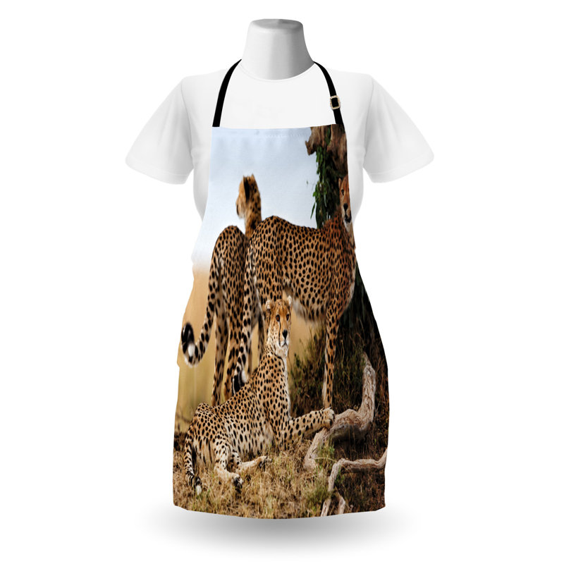 No Pattern Bib Apron